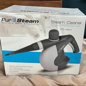Black and Gray Steam Cleaner